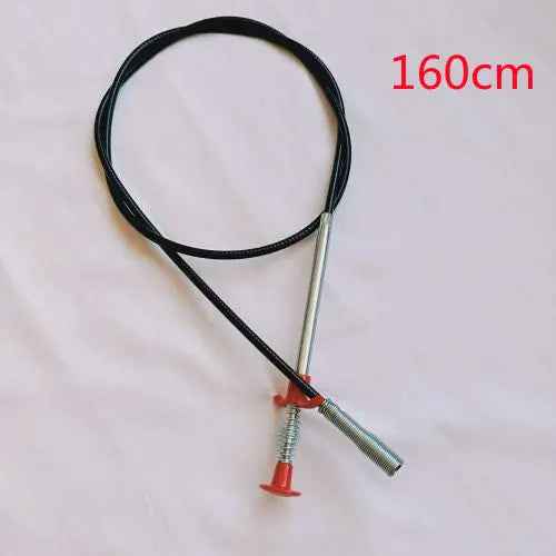 60CM Sewer Dredger Tool - Spring Pipe Dredging Tool for Household Hair Cleaning and Drain Clog Removal in Kitchen Sink - EZEEGET