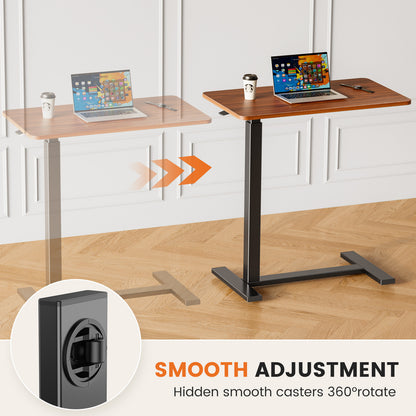 Adjustable Mobile Bed Table, Computer Desk, Mobile Standing Table - EZeeget online shop 