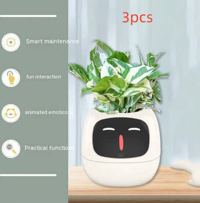 Smart Planter Endless Fun Over 49 Rich Expressions 7 Smart Sensors And AI Chips Make Raising Plants Easy And Fun EZeeget online shop