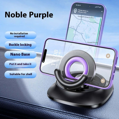 Magnetic Phone Holder With Vacuum Suction Foldable Adjustable Car Mount Magnetic Bracket Suction Nonslip For Busy Commuters EZeeget online shop