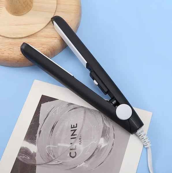 Mini Portable Hair Iron Hair Straightener Curler Professional Hair Irons Ceramic - EZEEGET