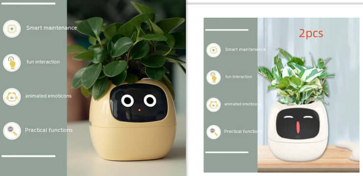 Smart Planter Endless Fun Over 49 Rich Expressions 7 Smart Sensors And AI Chips Make Raising Plants Easy And Fun EZeeget online shop