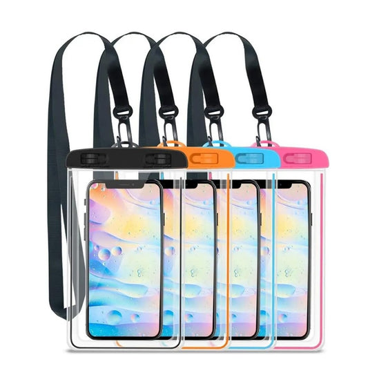 2 Packs Waterproof Phone Pouch For Drifting Diving Swimming, Underwater Dry Bag Case Cover For Phone - EZeeget online shop 