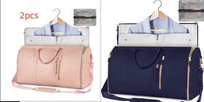 Large Capacity Travel Duffle Bag Women's Handbag Folding Suit Bag Waterproof Clothes Totes EZeeget online shop