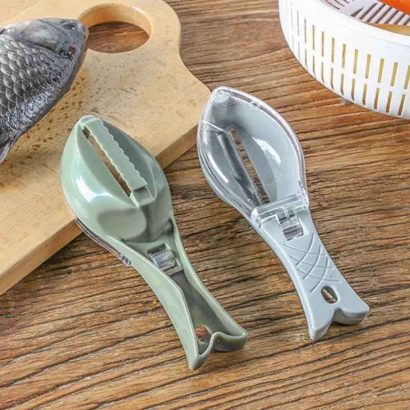 Fish Skin Brush Scraping Fish Scale Brush Grater Quick Disassembly Fish Knife Cleaning Peeling Skin Scraper Scraper Fish Scaler Kitchen Tools - EZEEGET