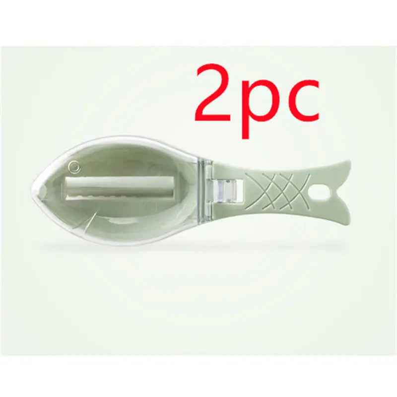 Fish Skin Brush Scraping Fish Scale Brush Grater Quick Disassembly Fish Knife Cleaning Peeling Skin Scraper Scraper Fish Scaler Kitchen Tools - EZEEGET