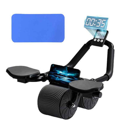Abdominal Wheel Automatic Rebound Elbow Support Anti-Slip Fitness AB Roller - EZEEGET