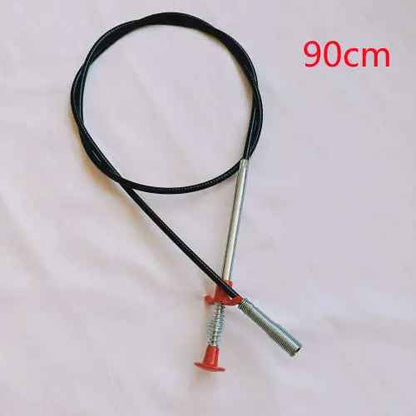 60CM Sewer Dredger Tool - Spring Pipe Dredging Tool for Household Hair Cleaning and Drain Clog Removal in Kitchen Sink - EZEEGET